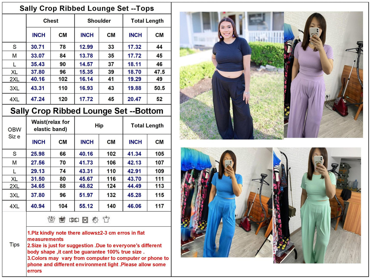 PREORDER: Petite Length Ribbed Pants in Four Colors