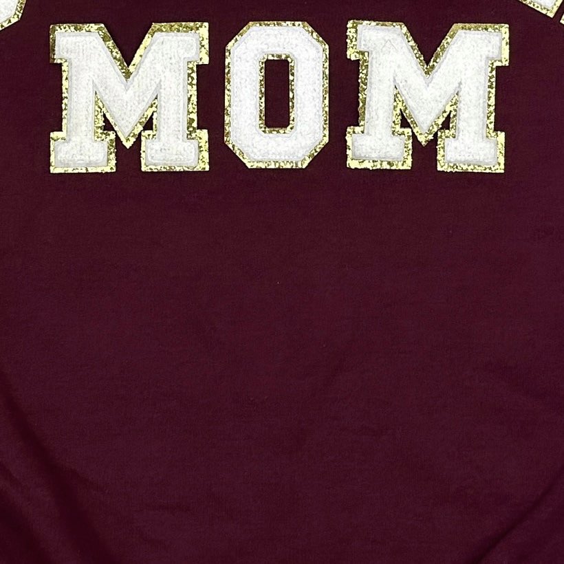 PREORDER: Volleyball Mom Chenille Patch Sweatshirt