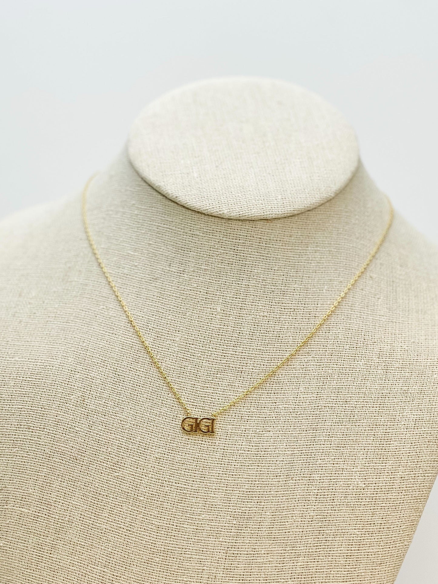 PREORDER: Gigi Gold Pendant Necklace