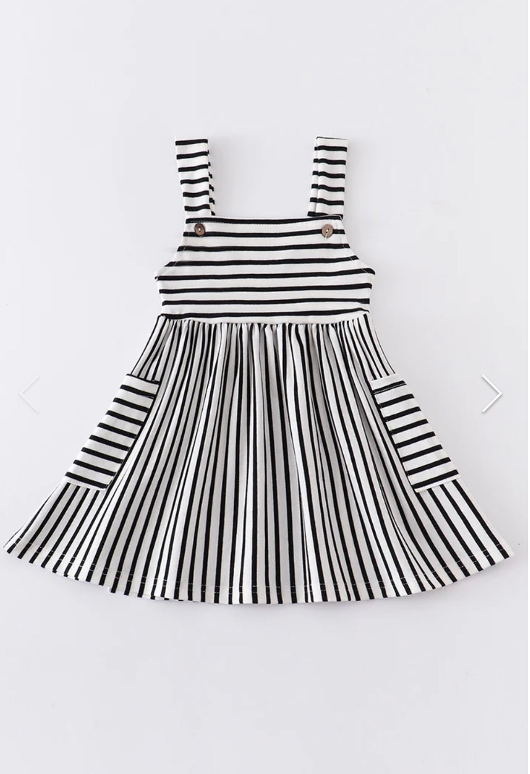 Stripe Button Dress