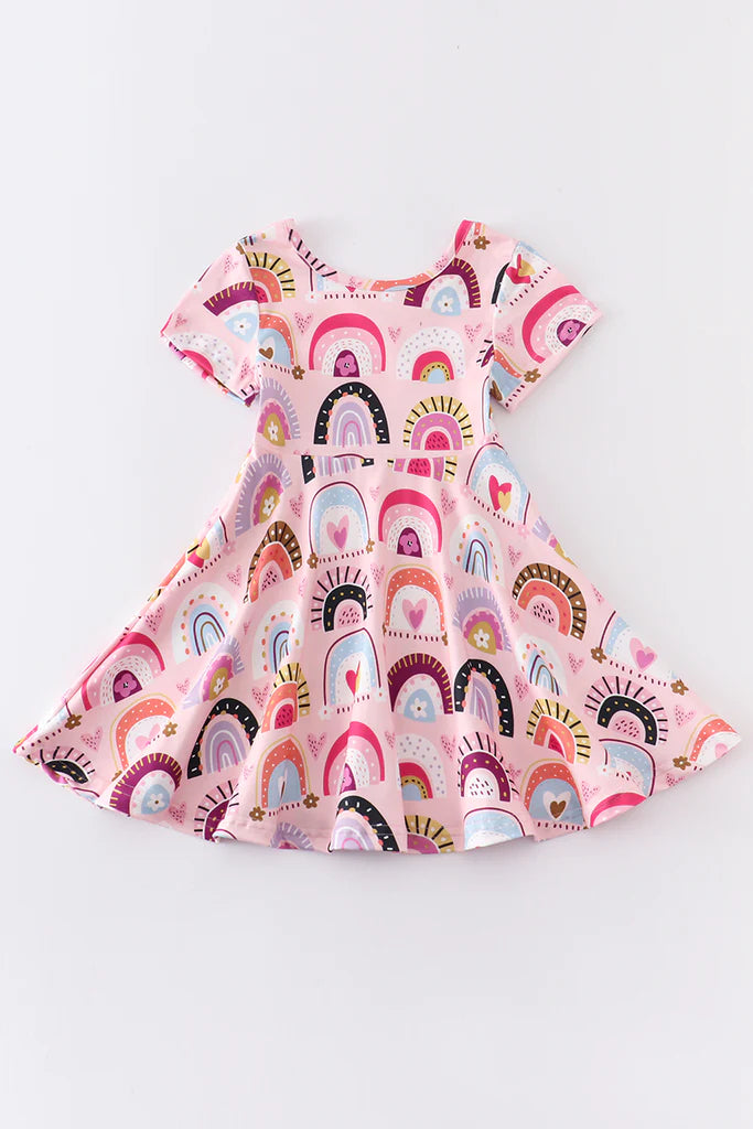 Rainbow Twirl Dress